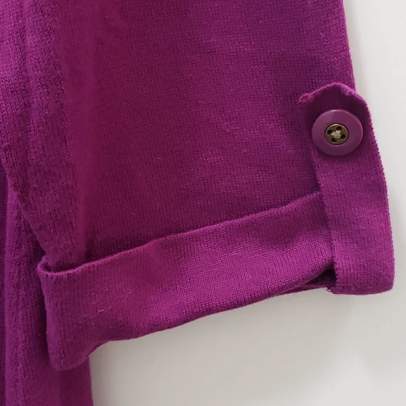 Tunic Sweater Medium Weight Cotton Blend Denim & Co - Picture 3 of 9